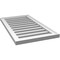 Ekena Millwork Vertical Surface Mount PVC Gable Vent: Functional, w/ 2"W x 1-1/2"P Brickmould Frame, 18"W x 32"H GVPVE18X3202SF - alternate 2